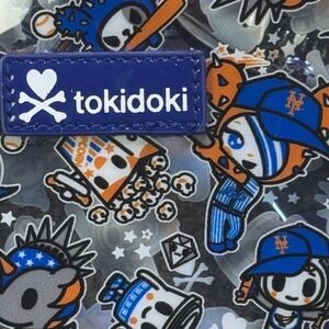 Tokidoki New York Mets Clear Mini Backpack Stadium Bag Kawaii Vinyl Blue